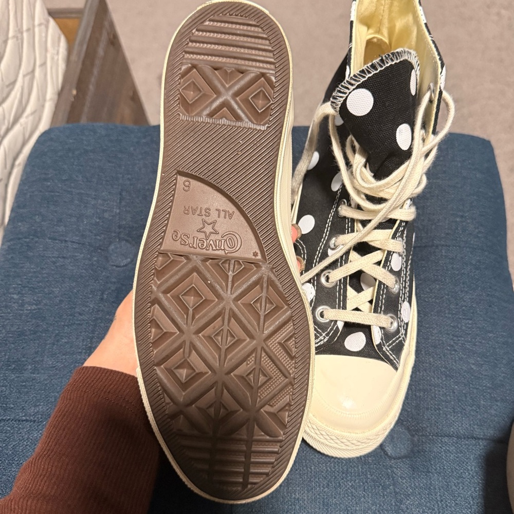 Comme Des Garcons Play X Converse Polka Dot - Picture 3 of 10